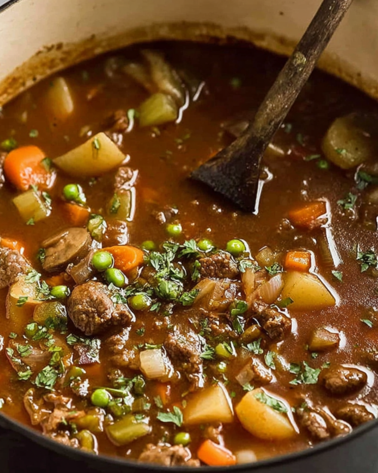 Rindfleisch-Gemüsesuppe – klassisch, herzhaft und einfach perfekt